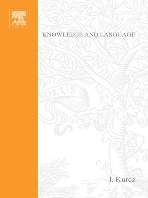 cover image of Knowledge and Language
